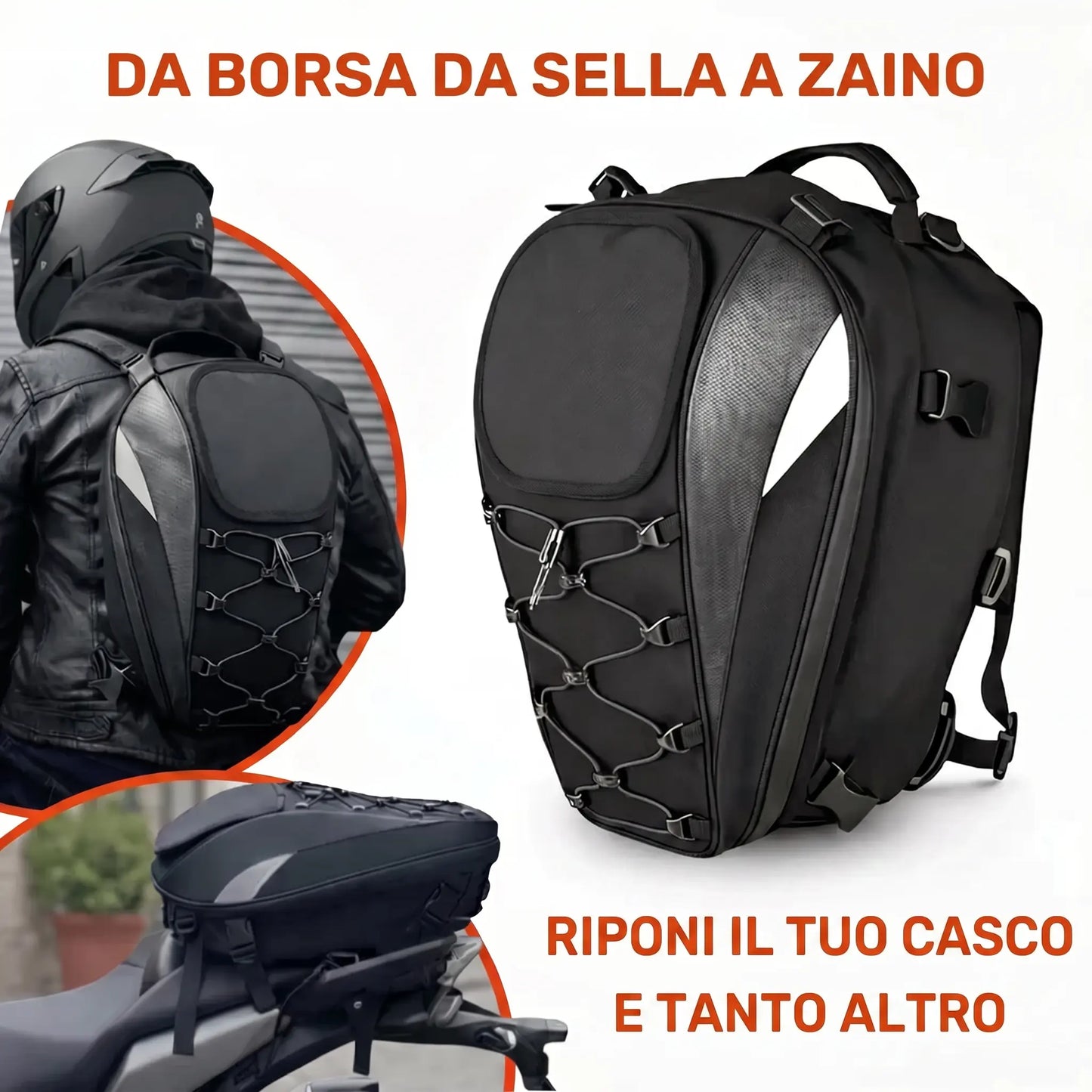 RidePack™ - La Borsa Moto 3 in 1 per Ogni Avventura