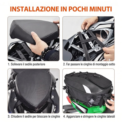 RidePack™ - La Borsa Moto 3 in 1 per Ogni Avventura