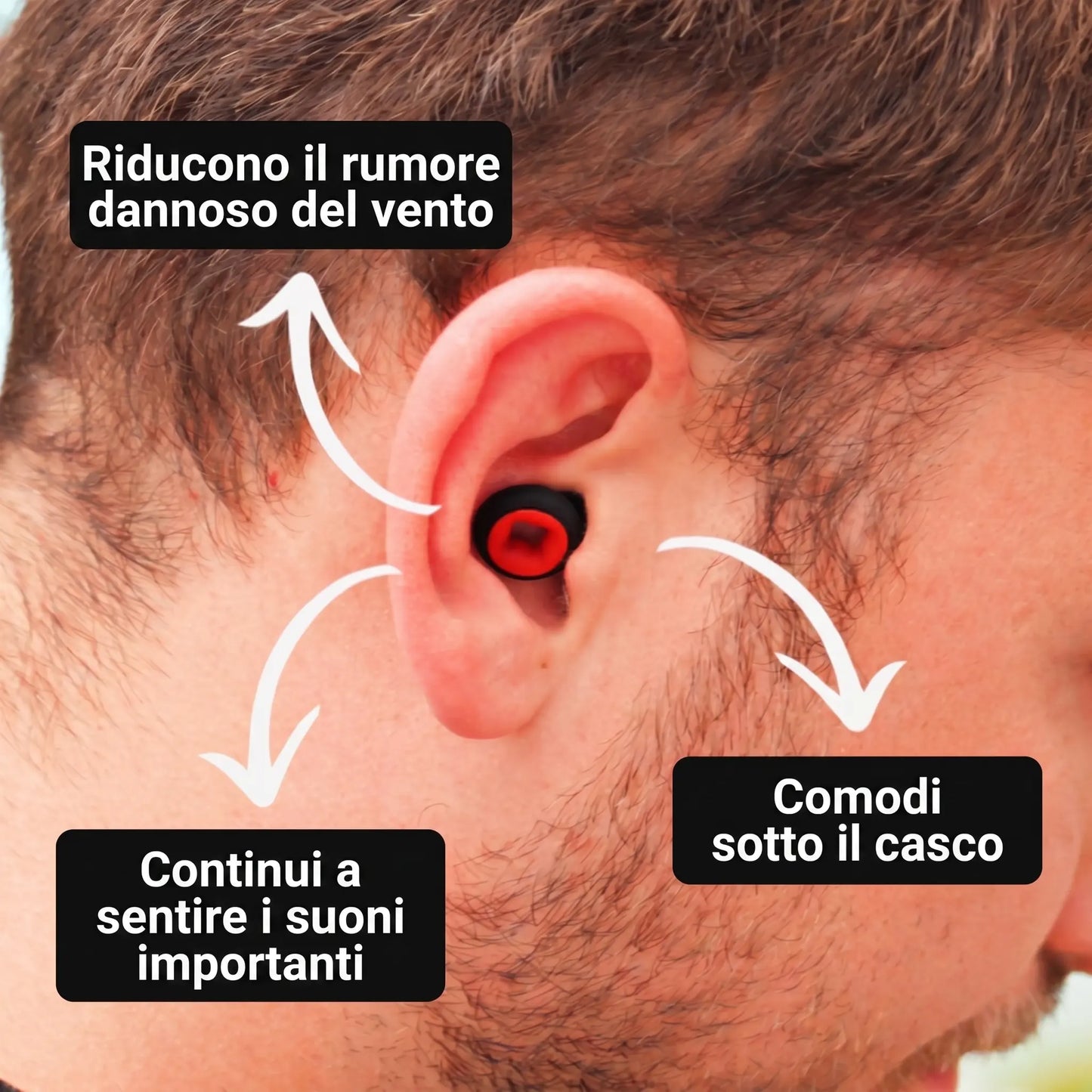 Tappi EarShield™ - Proteggi il Tuo Udito e Goditi Ogni Chilometro